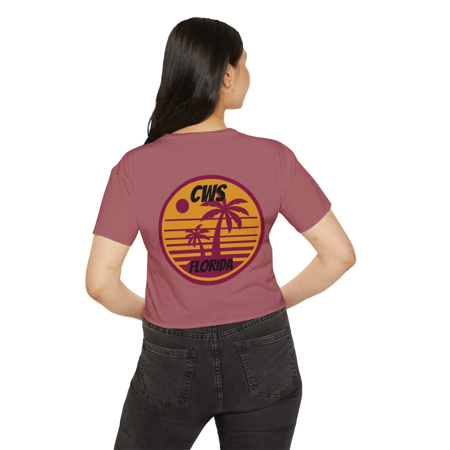 CWS Florida Women's Festival Crop Top By Cozy Winter Store (ships within USA only)