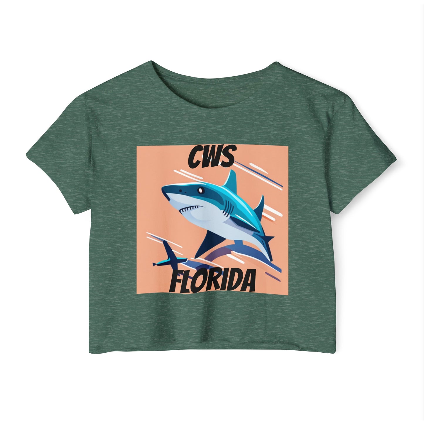 CWS Florida Women's Festival Crop Top By Cozy Winter Store (ships within USA only)