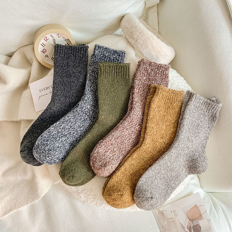 CozyCloud: Women's Winter Wool Tube Socks - Thermal & Thicken for Ultimate Warmth