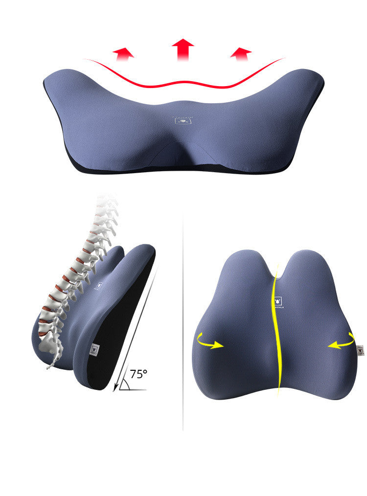 Poduszka pod plecy samochodu Podparcie lędźwiowe Poduszka siedziska Poduszka pod szyję samochodu Z pianki memory Ergonomia Poduszki samochodowe Dla poduszki na krzesło kierowcy Komfort