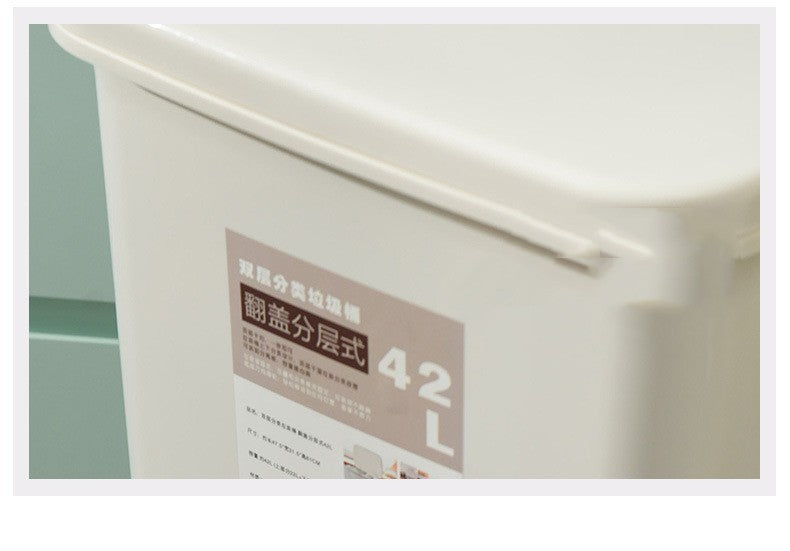 42L Japanese Kitchen Trash Can Household