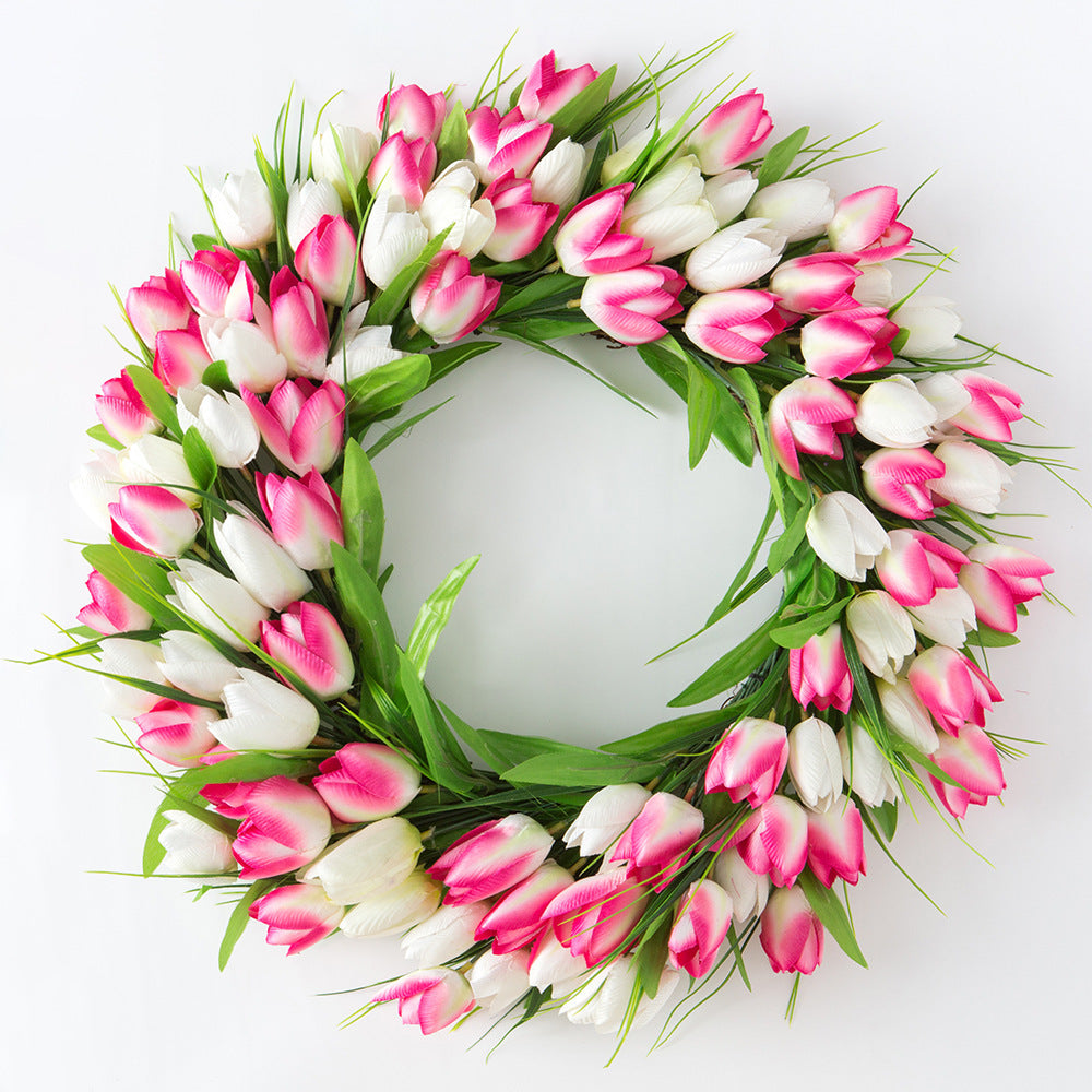 Spring Simulation Tulip Garland Home Ornamental Flower