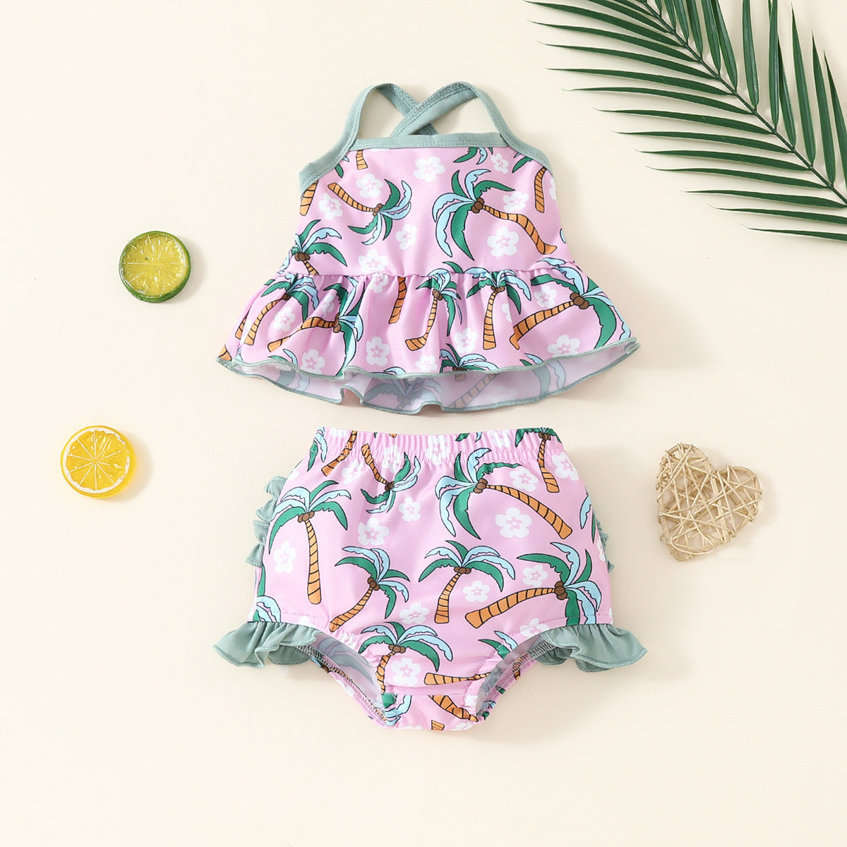 Summer Cute Swimsuit Beach Shorts Suit