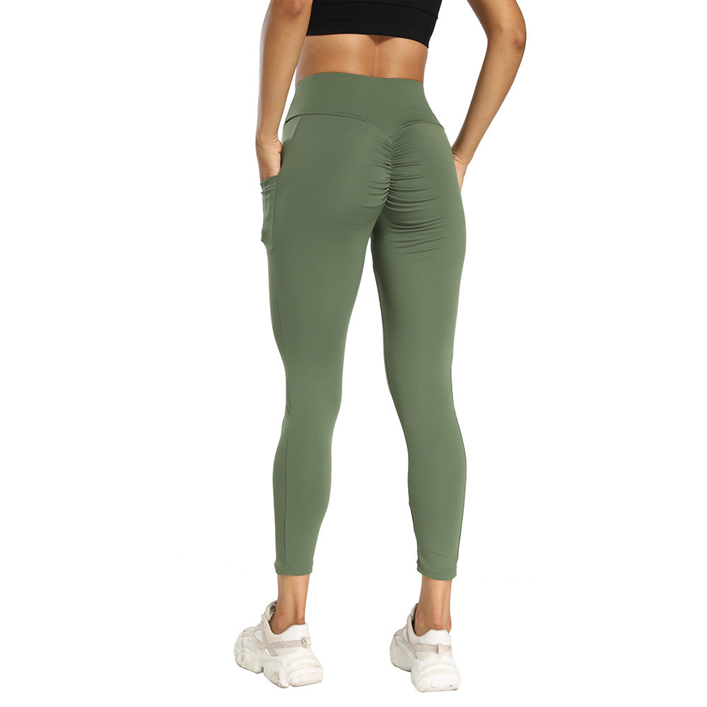 Legginsy do jogi sportowej Spodnie do fitnessu i fitnessu do podnoszenia bioder