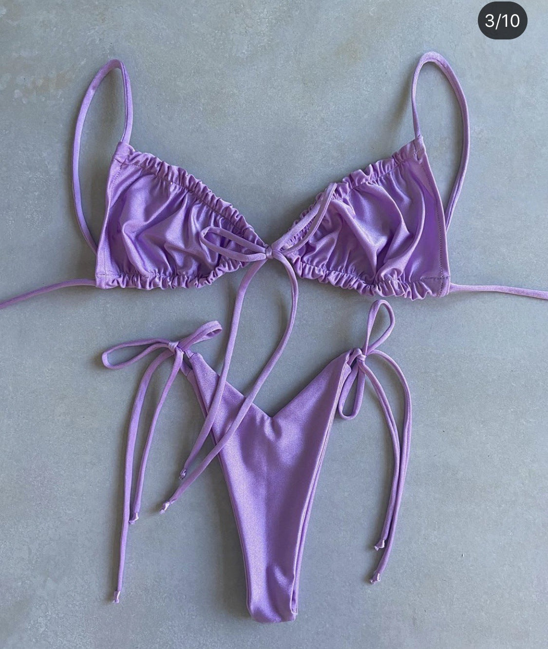 Ladies split swimsuit