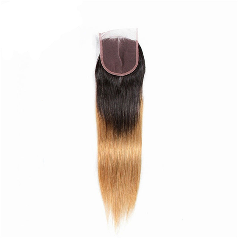 hair 4*4 straight closure lace hair block