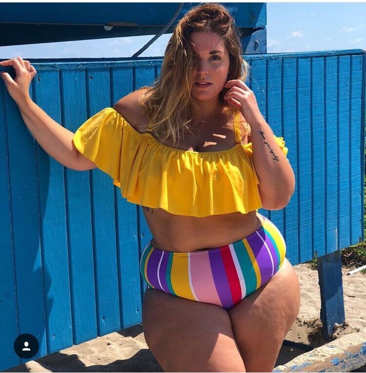 Women's sexy plus size swimsuit