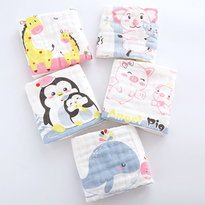 Children's Towel Embroidery Baby Saliva Towel