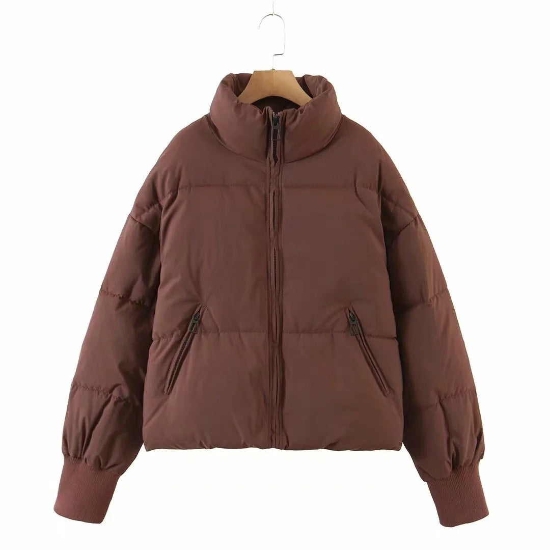 Cotton Jacket Female Ins Loose Thin Warm Bread Clothes Short Down Cotton Clothing Winter