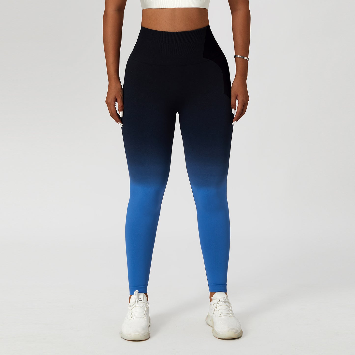 Gradient High Waist Fitness Tight Outdoor Pants: Stay Stylish and Supported During Workouts