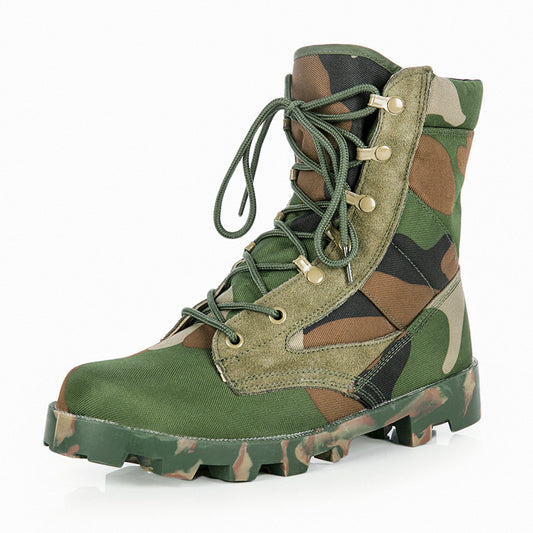 Factory Direct Sales Alang Combat Boots High Top Tactical Desert Boots Outdoor Training Non Slip Wear Resistant Hiking Boots