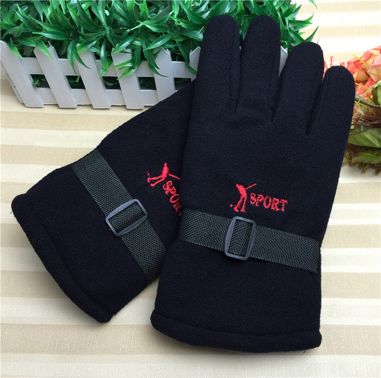 Warm and fleece gloves