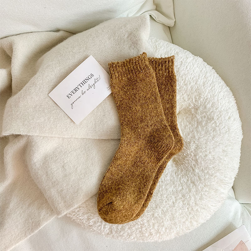 CozyCloud: Women's Winter Wool Tube Socks - Thermal & Thicken for Ultimate Warmth