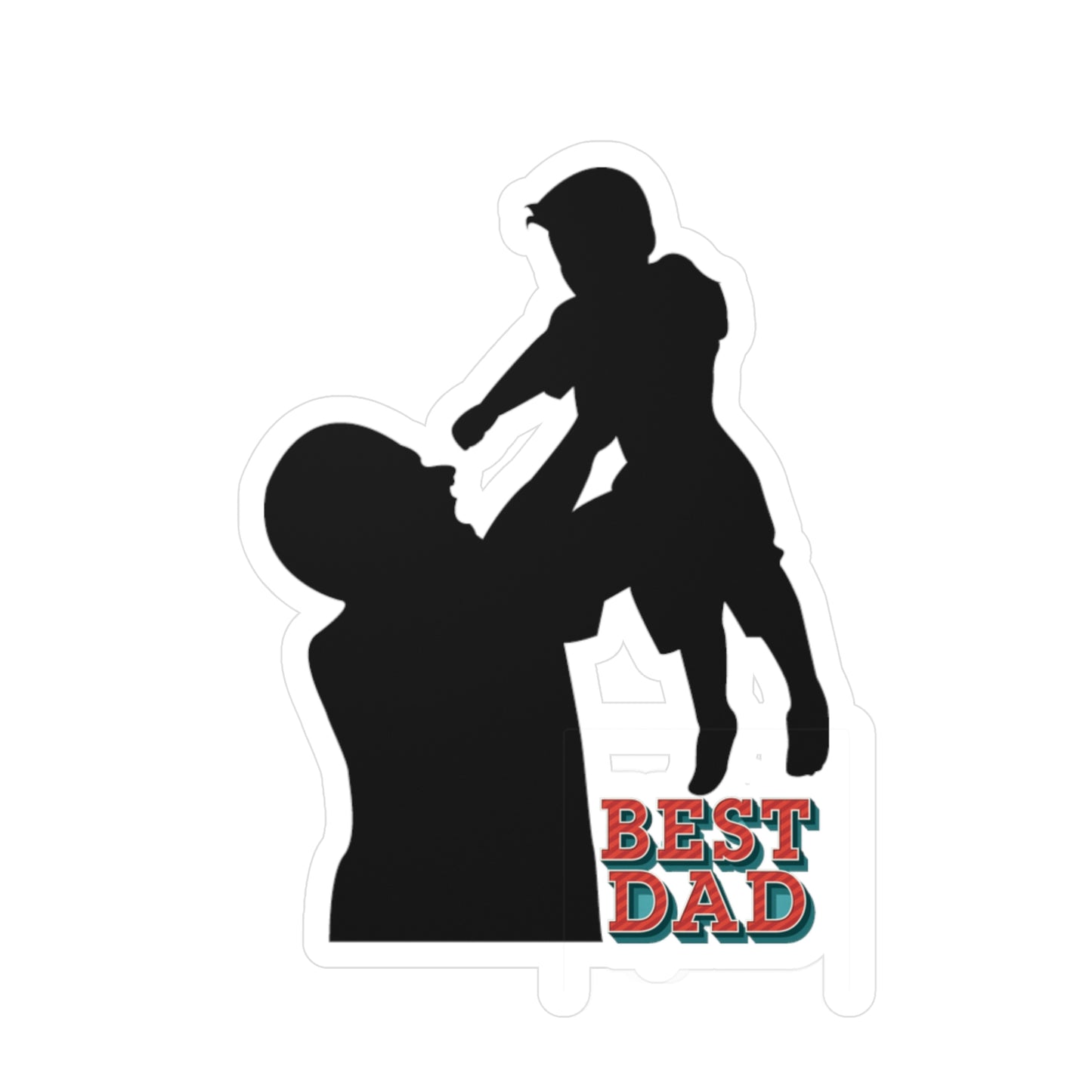 CWS Celebrations Fathers Day "Best Dad" Kiss-Cut Vinyl Decals