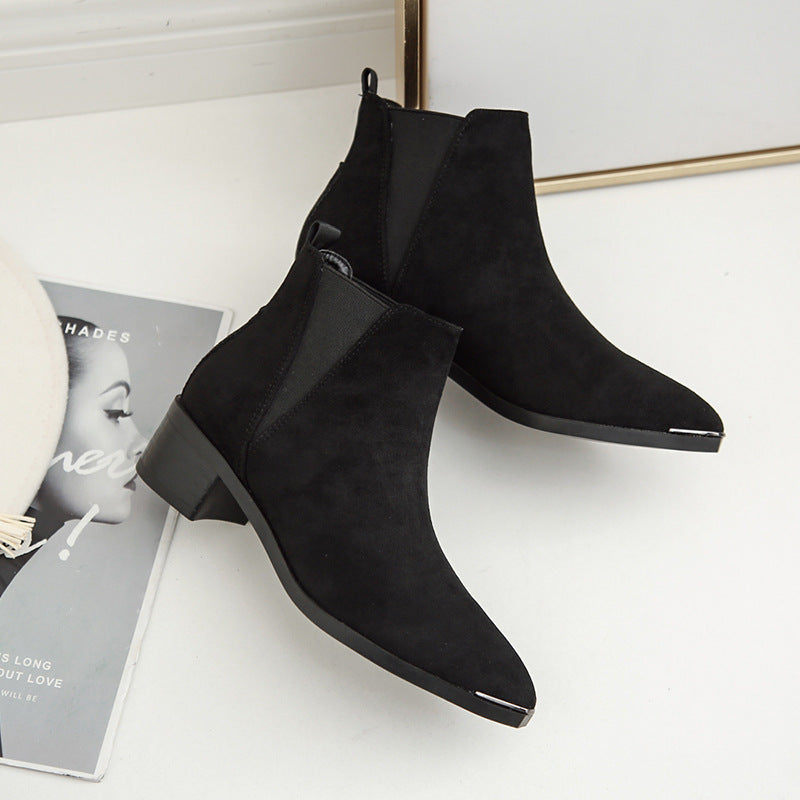 DocStride's MartinGlam High-Heel Ankle Boots