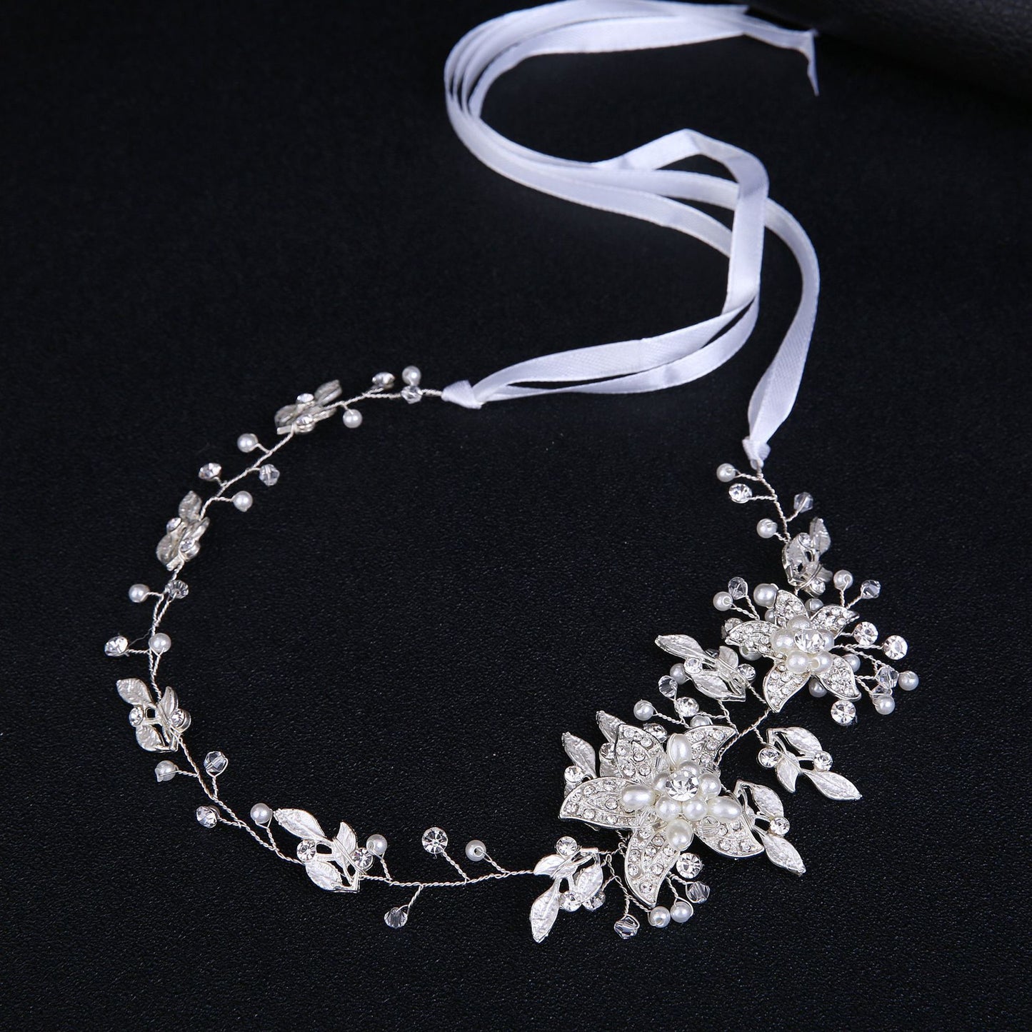 Gold And Silver Rhinestone Alloy Handmade Headdress