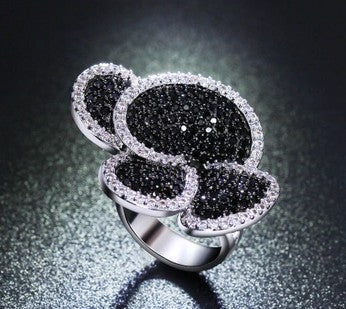 Cubic Zirconia Flower Ring