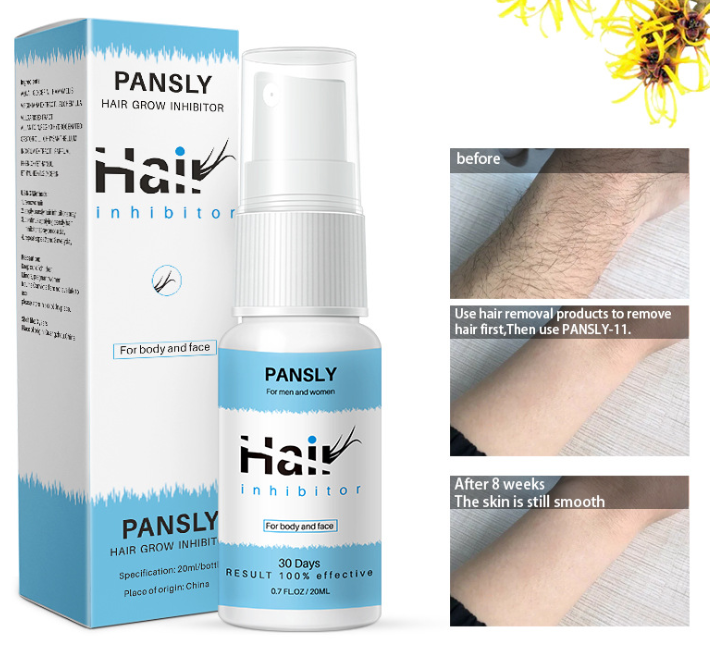 Permanent Hair Removal Inhibitor Spray Essence Painless Beard Legs Armpit Smooth Repair