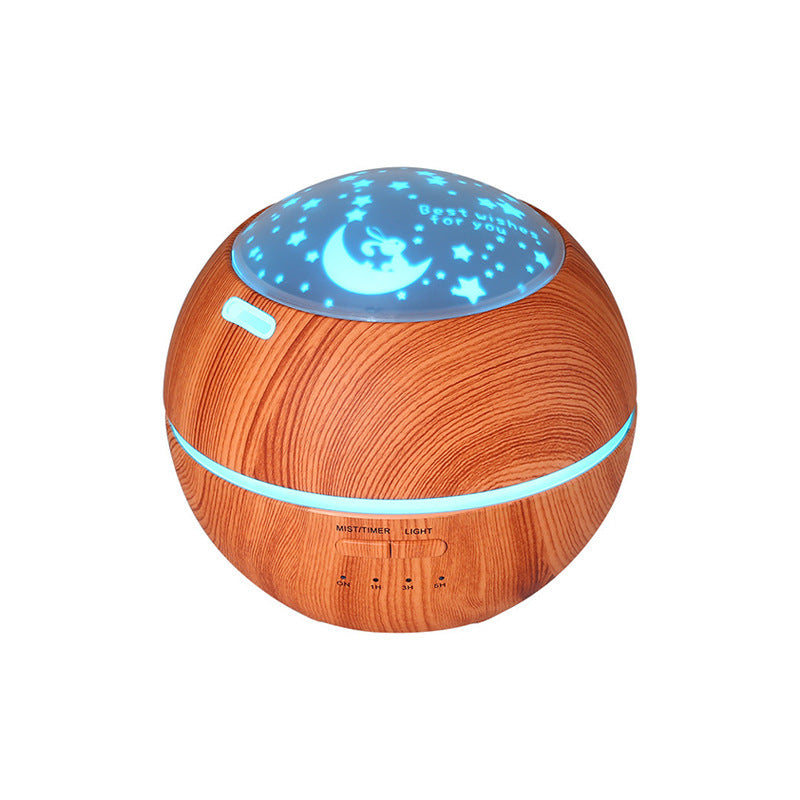 New Light And Shadow Wood Grain Aromatherapy Machine Home Desktop Creative Multi-Functional Spray Aromatherapy Lamp Diffuser