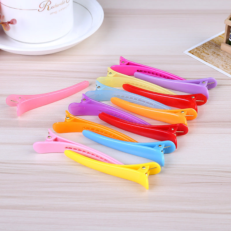 Plastic hairpin alligator clip