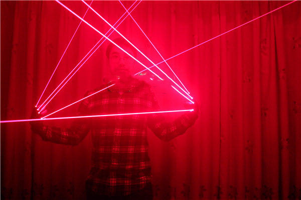 Laser Gloves Laser Emitting LED Dance Performance Props