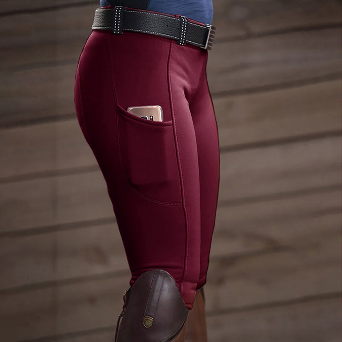 Stretch Equestrian Hip-Lifting Pants: Comfortable Casual Wear for Ladies