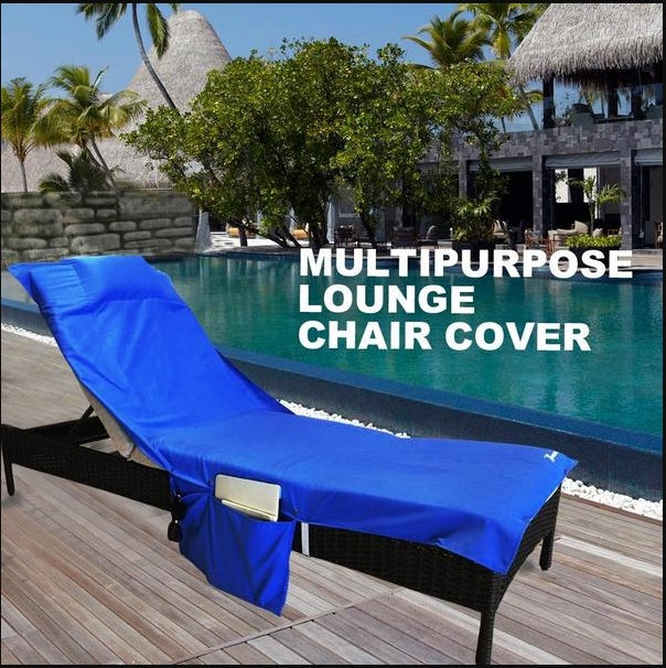 Beach chair towel-cover