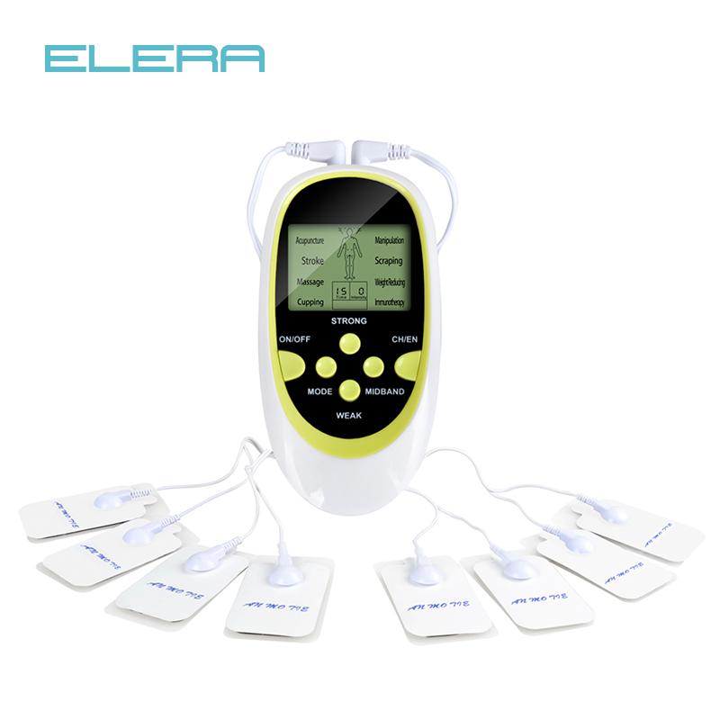 Dual-Output Electric Massager Electrical Stimulator Full Body Relax Muscle Therapy Massager