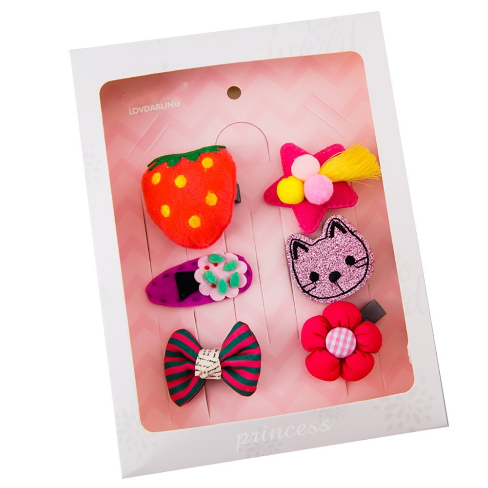 Children's hair accessories combination suit