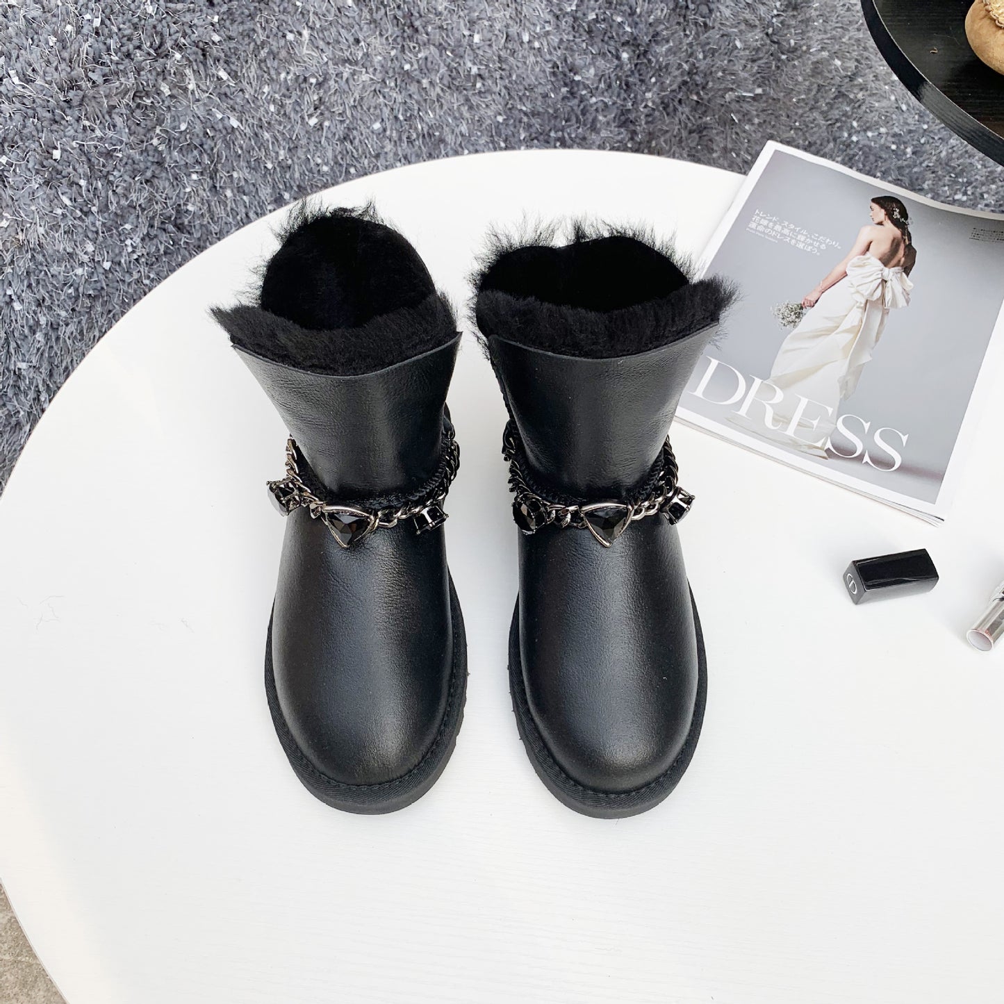 Women's non-slip warm boots