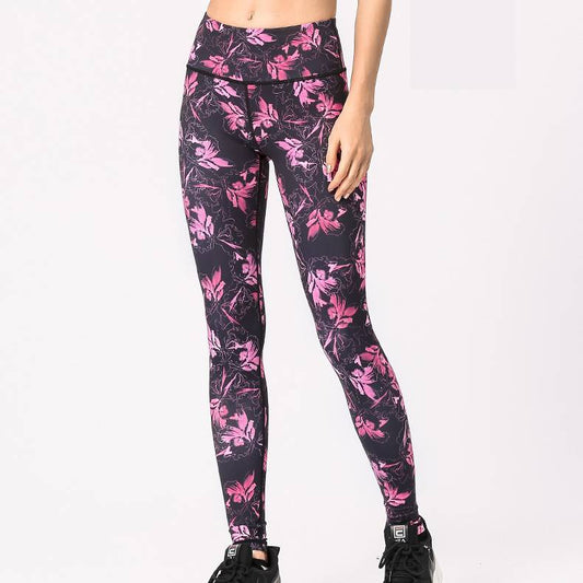 New graffiti printed Yoga Pants sports Capris