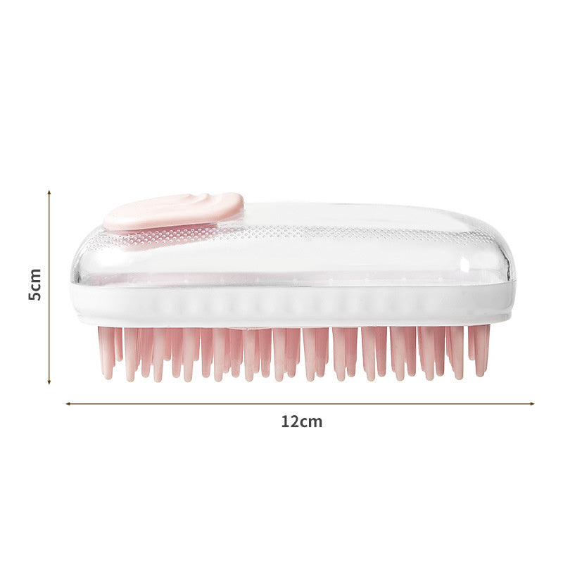 Silicone Bath Brush For Pets Massage Brush For Dogs And Cats Pet Cleaning Foam Bath Brush Product