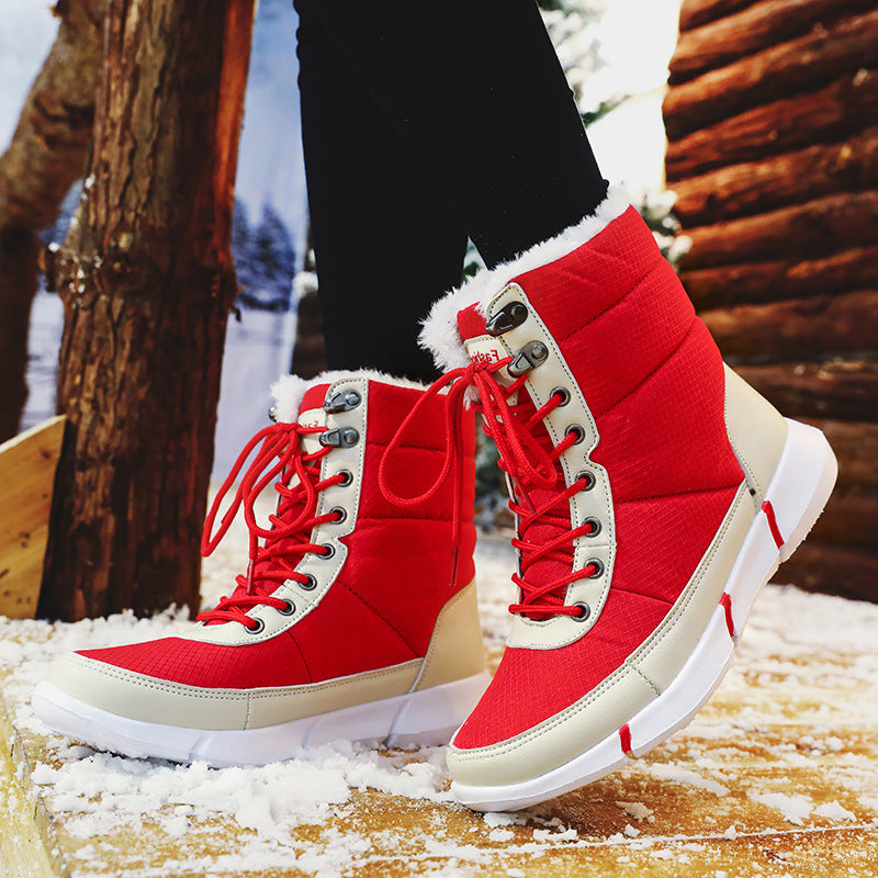 Ultra-light warm mid-tube cotton boots