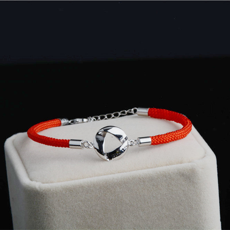 Silver S925 silver with you couple bracelet