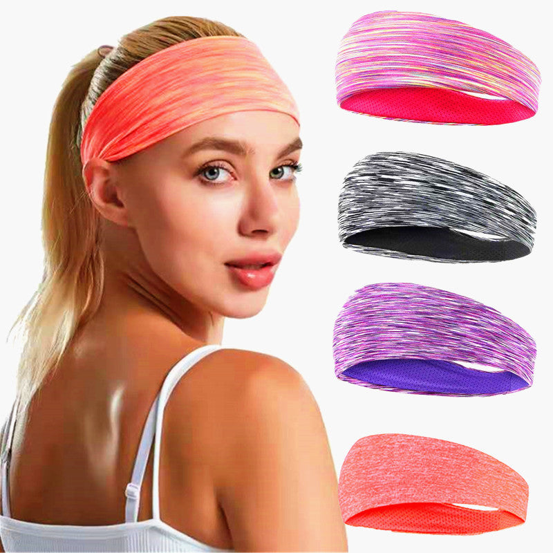 Double-layer Stitching Sweat-absorbing Breathable Yoga Sports Hairband