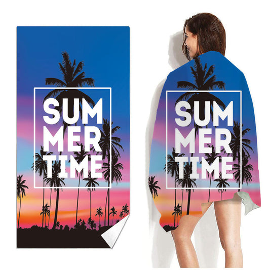 Beach Towel Printed Swimming Sweat Towel