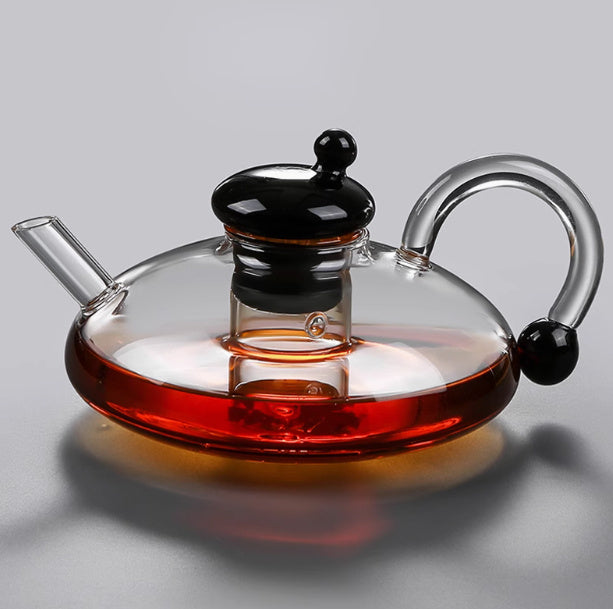 Glass Afternoon Tea Mouse Heating Teapot Home New High-end European Tea Separation Pot