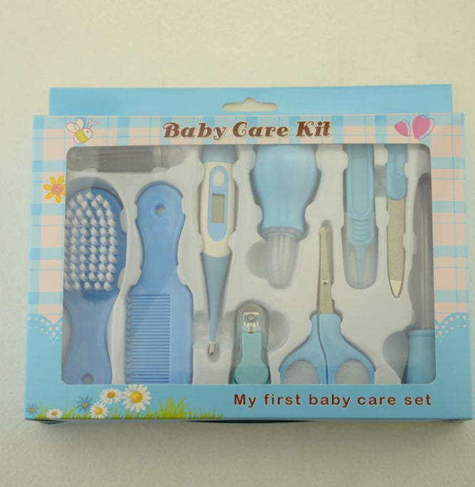 Thermometer für Mutter und Kind, Fütterung, Nasenpflege, 10-teiliges Set, Maniküre- und Nagelknipser-Set für Babys