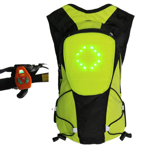 Turn signal backpack LED backpack warning light