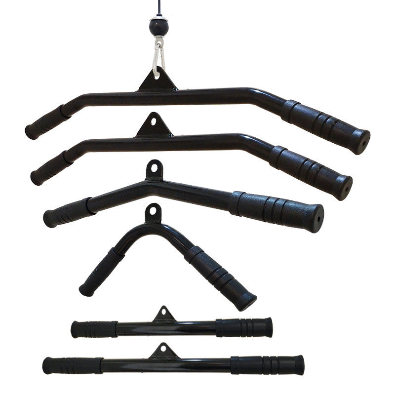 Hollow Self-Made DIY Fitness Equipment Accessories Tie Rods, Two Heads, Three Heads, High and Low Positions, Narrow and Wide Distance, Pull Back Bar