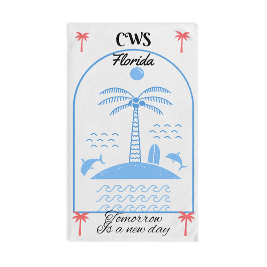 CWS Florida New Day Hand Towel By Cozy WInter Store (ships within USA only)