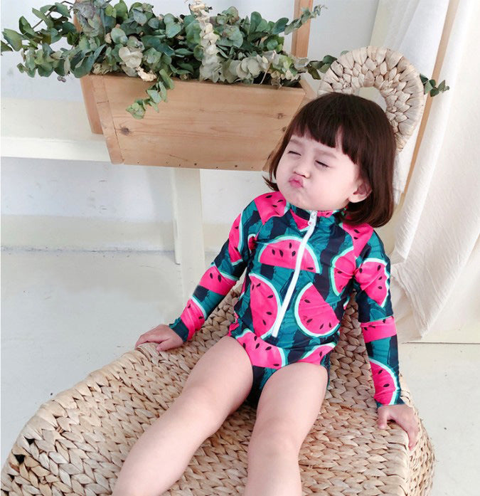 Cool watermelon children's swimwear