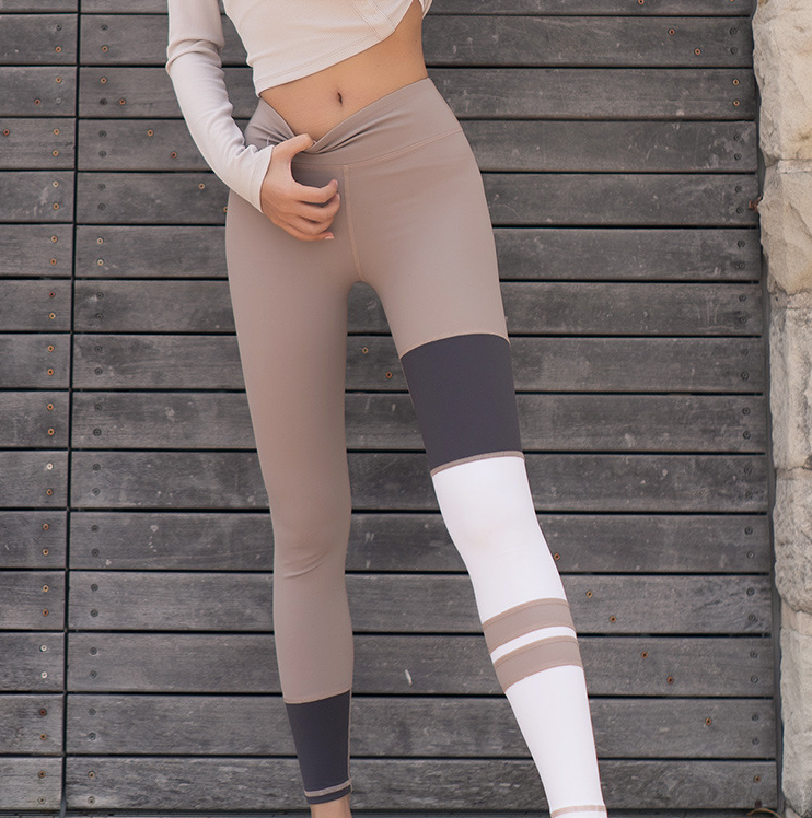 High waist stretch fitness tights