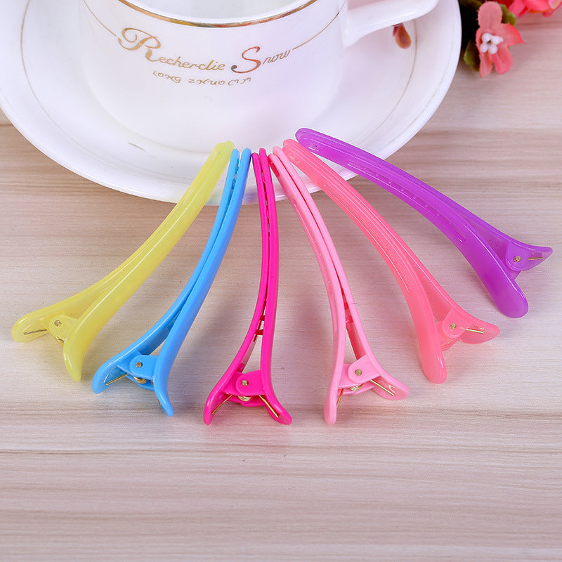 Plastic hairpin alligator clip