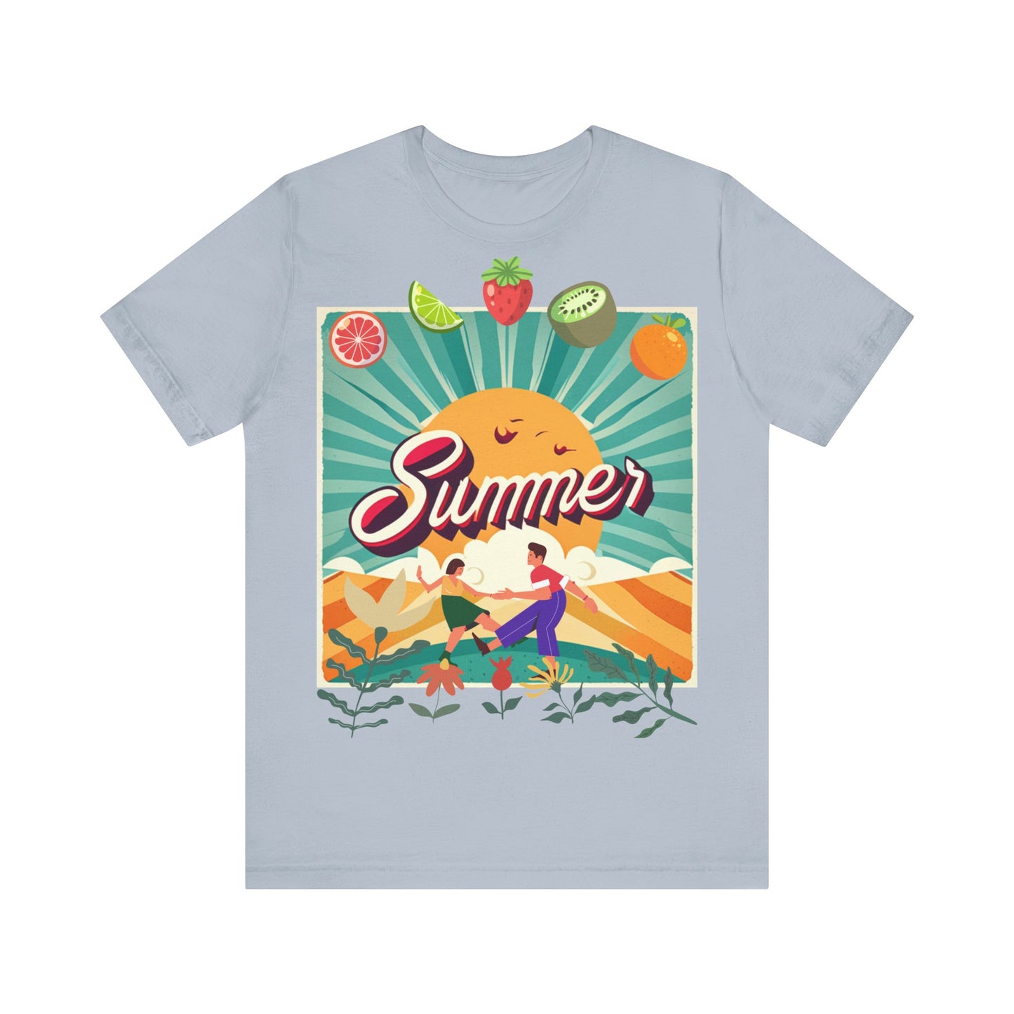 Unisex Jersey Short Sleeve Summer Tee