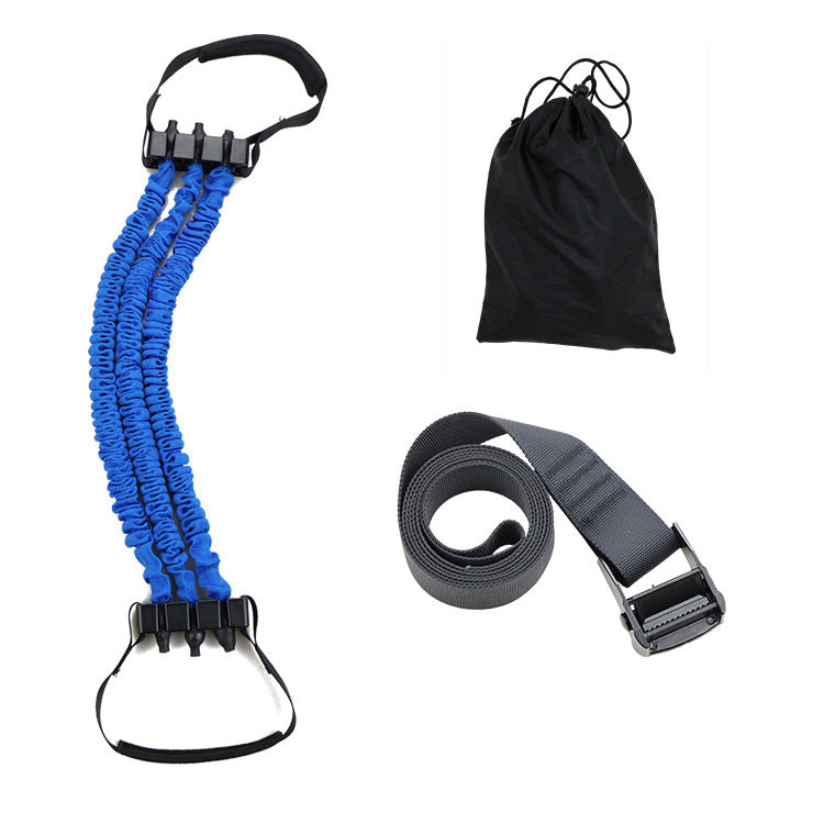 Pull-up auxiliary belt booster belt horizontal bar training belt home elastic rope puller resistance belt fitness equipment