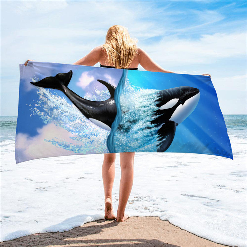 Square beach towel