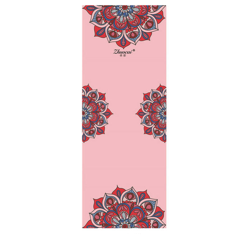 PU rubber suede yoga mat