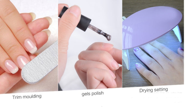 Mini portable led mouse nail light