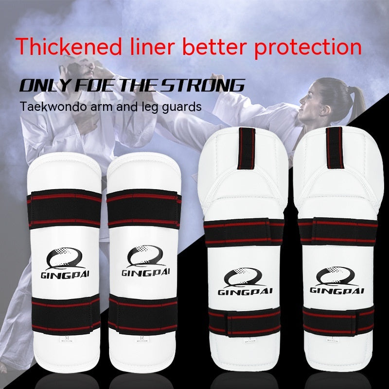 Taekwondo Leggings And Armband Combination Protective Gear